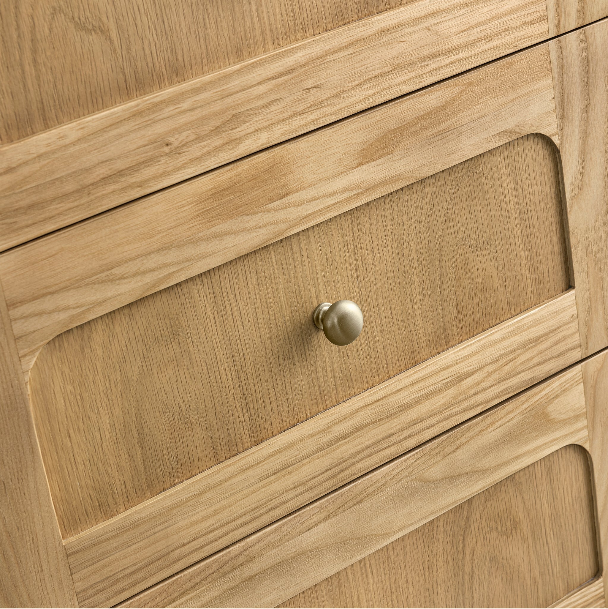 Abigail 72" Double Vanity in Light Natural Oak with 3 cm Ethereal Noctis Quartz Top - Image 5
