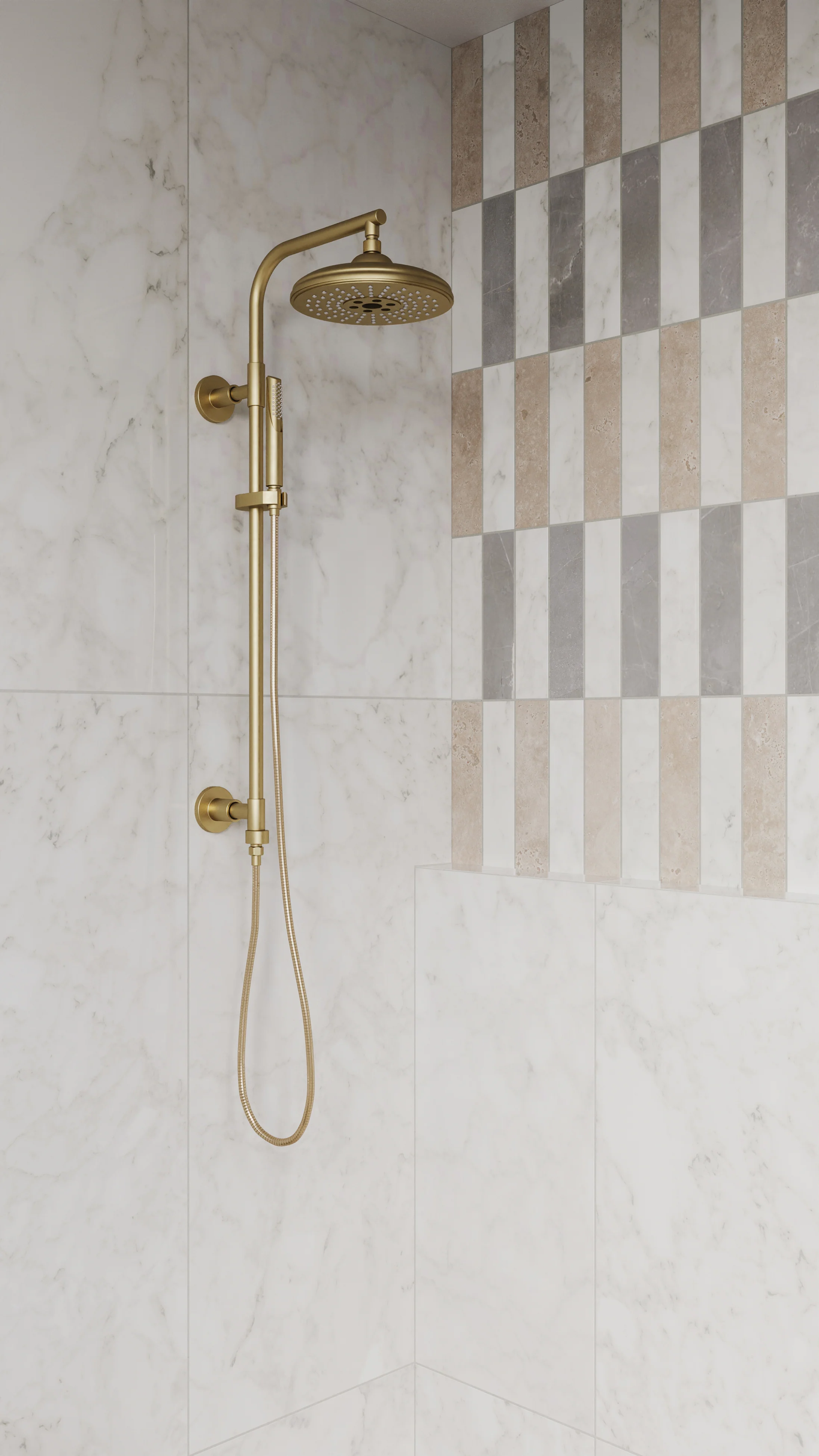 Aniston 3x12 Polished Porcelain Tile in Carrara Bianco - Image 13