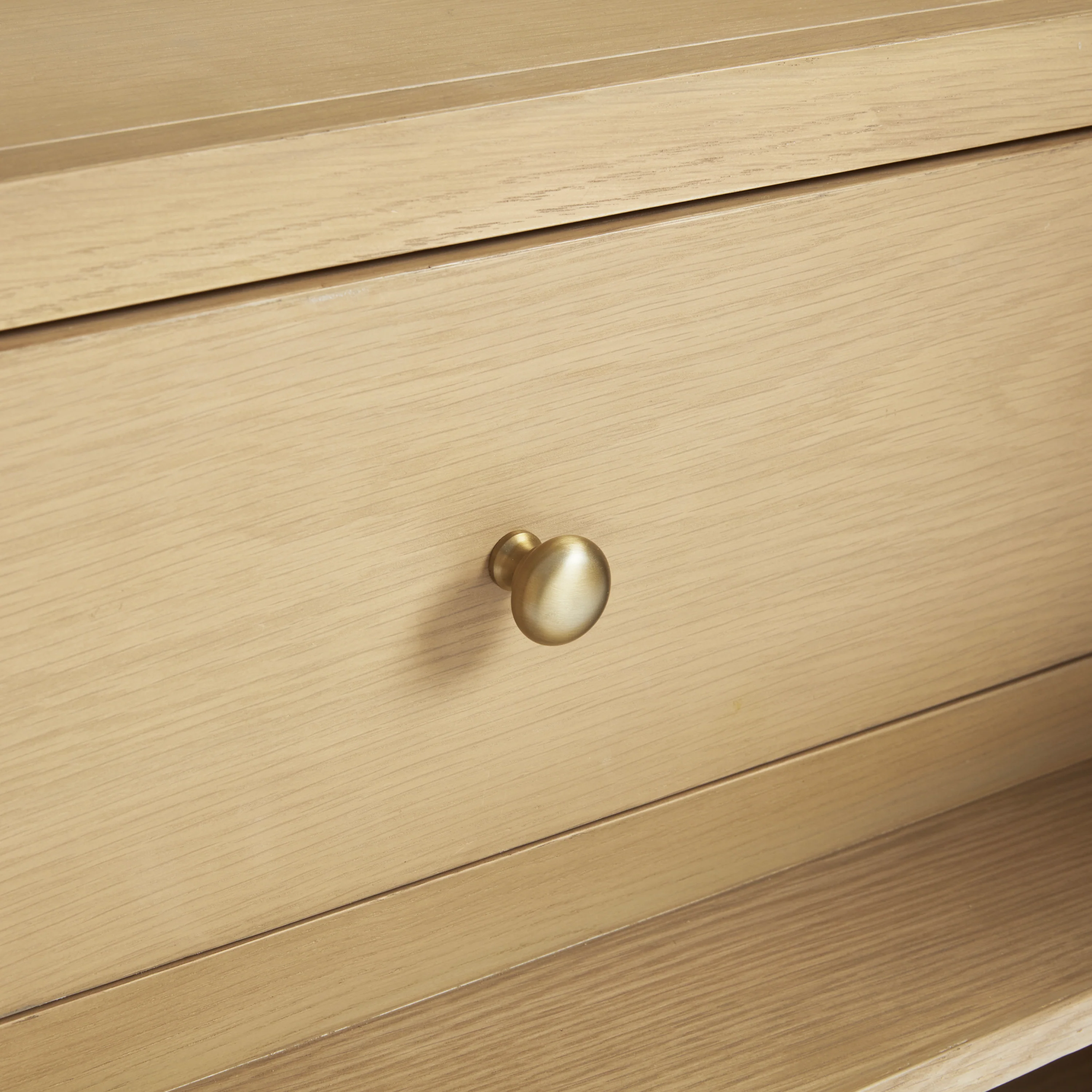 Delilah 36" Single Vanity in Seaside Oak with 3 cm White Zeus Quartz Top - Image 3