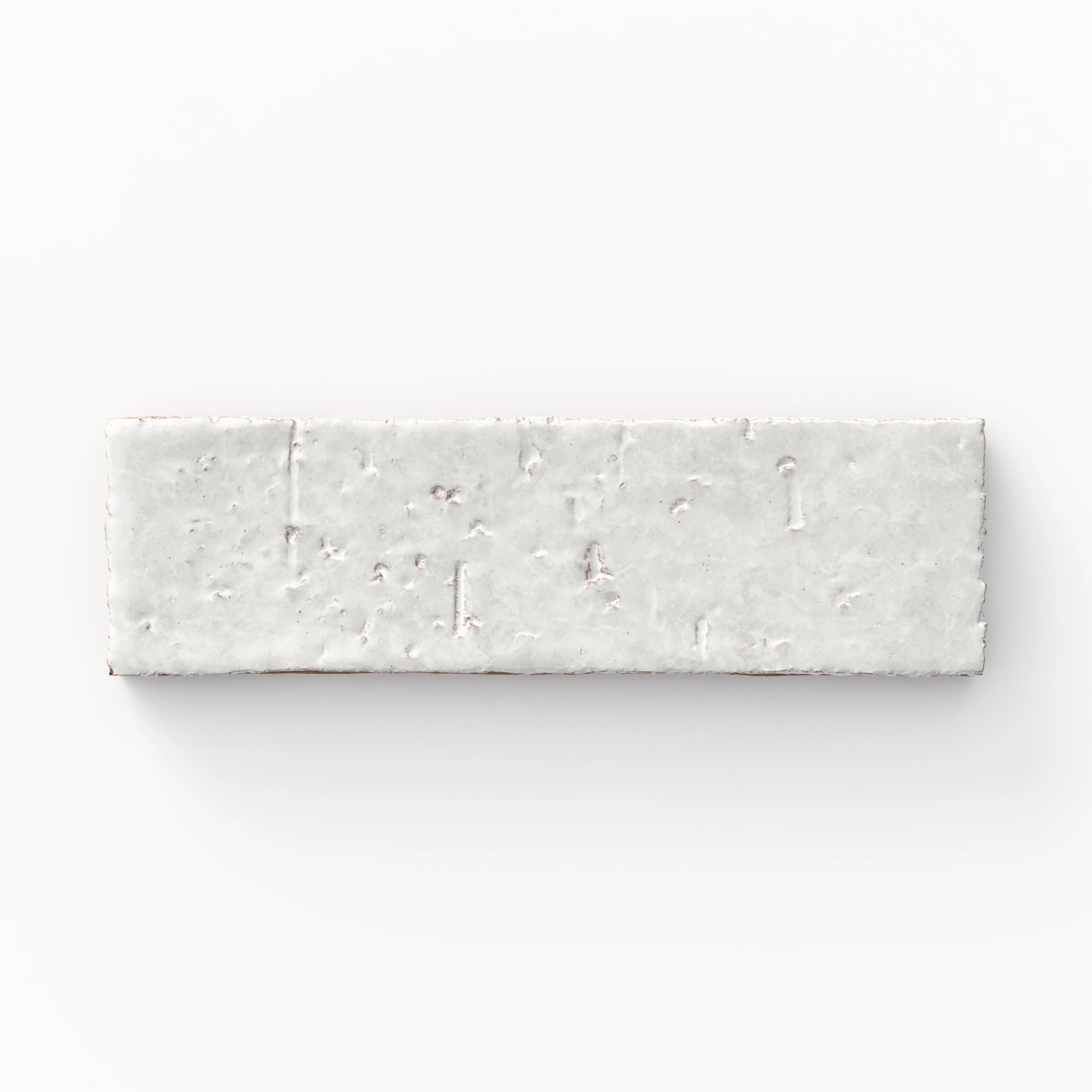 Elias 2x8 Glossy Brick Tile in Snowflake - Image 3