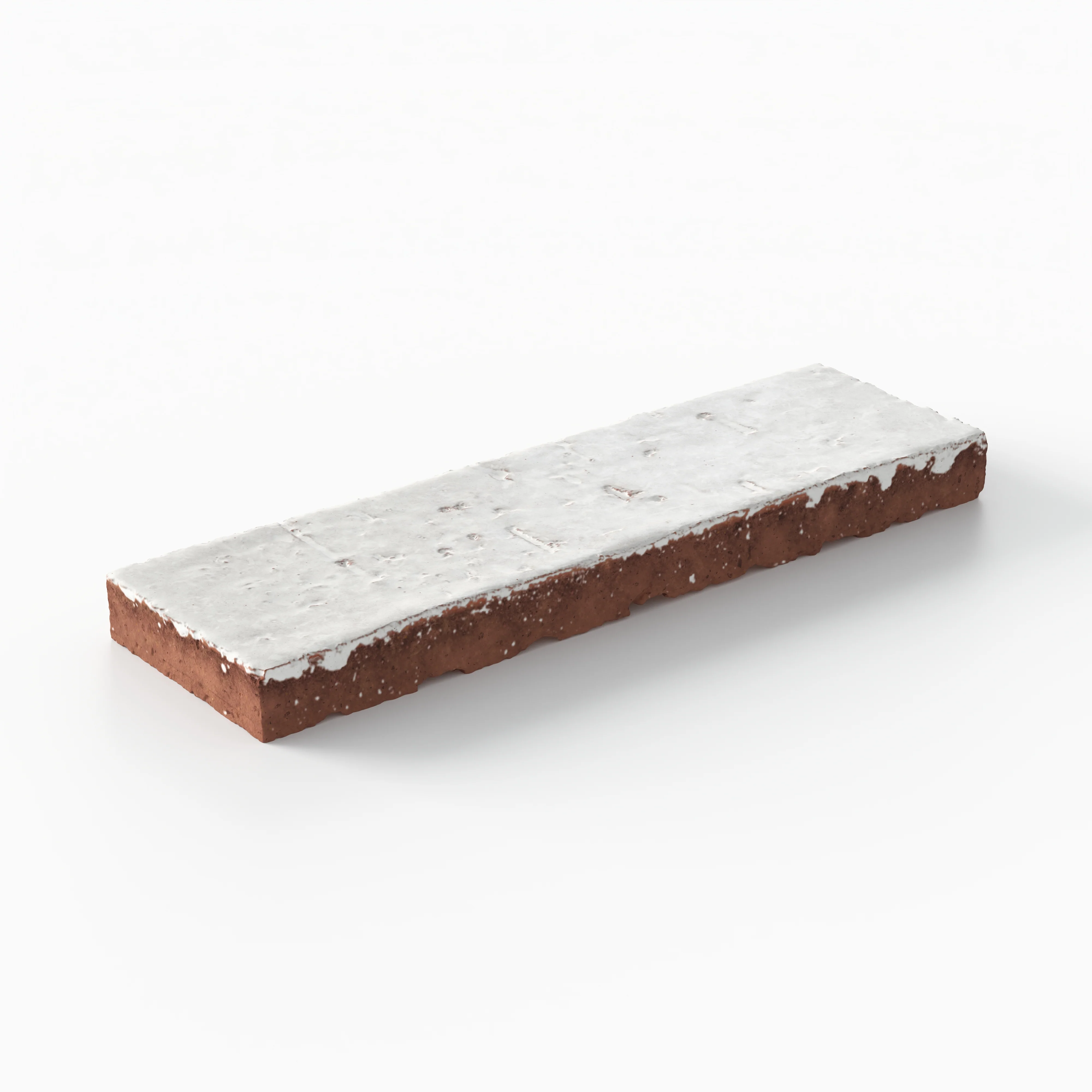 Elias 2x8 Glossy Brick Tile in Snowflake - Image 4