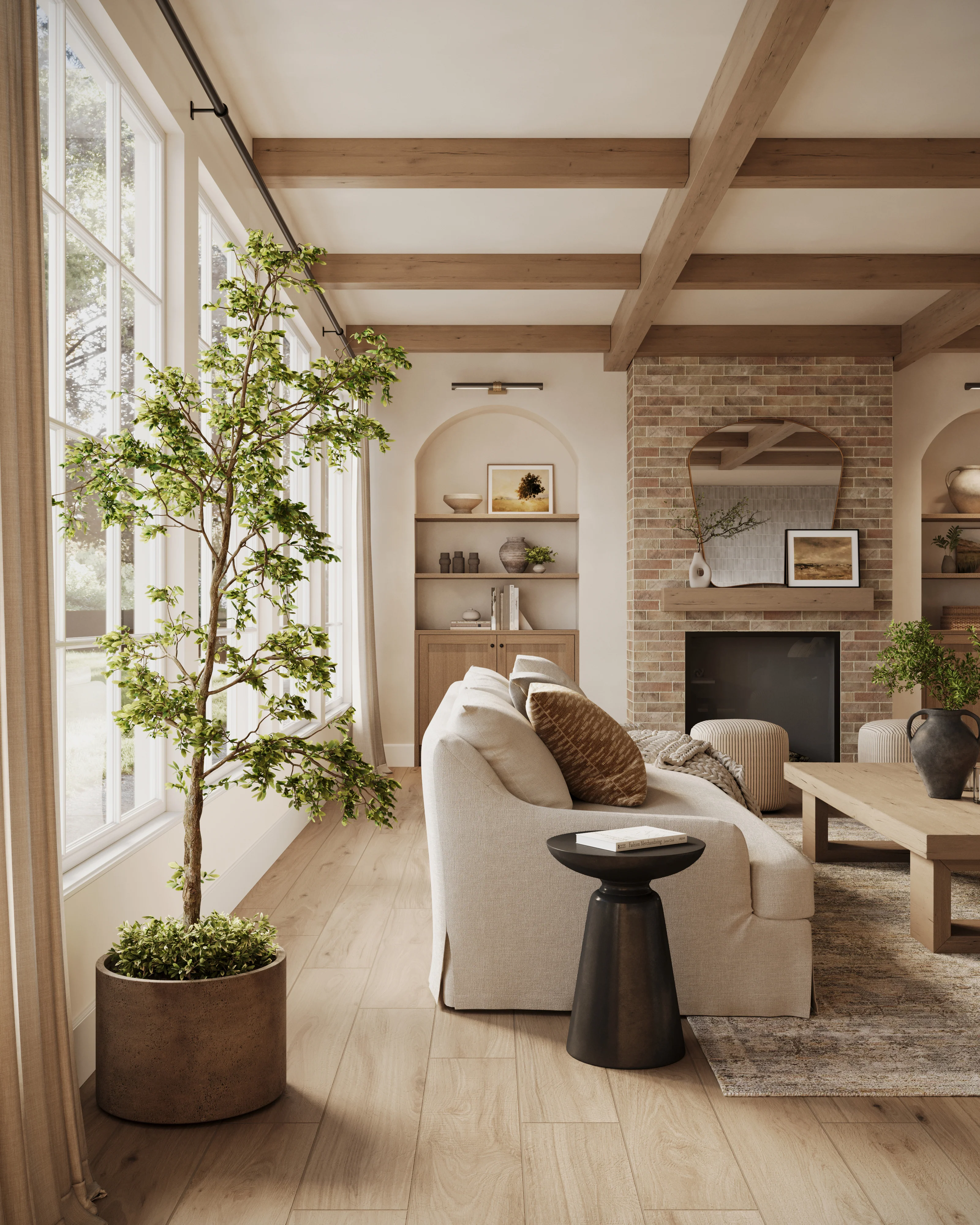 Preston 8x48 Matte Porcelain Tile in Pine - Image 20
